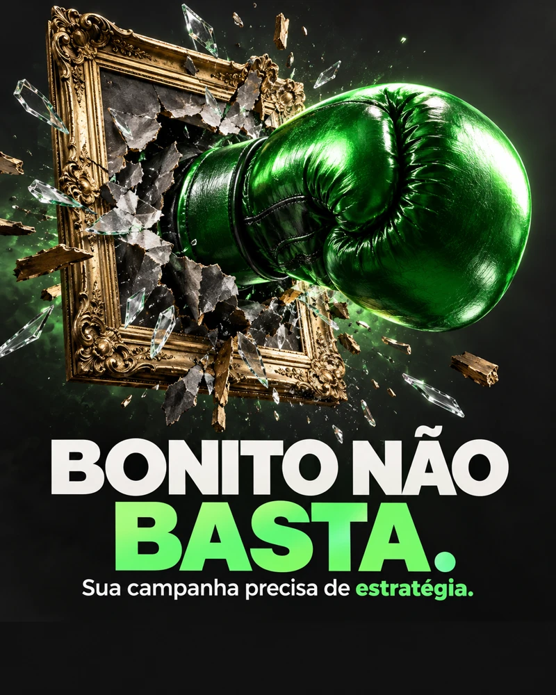 Bonito não basta.